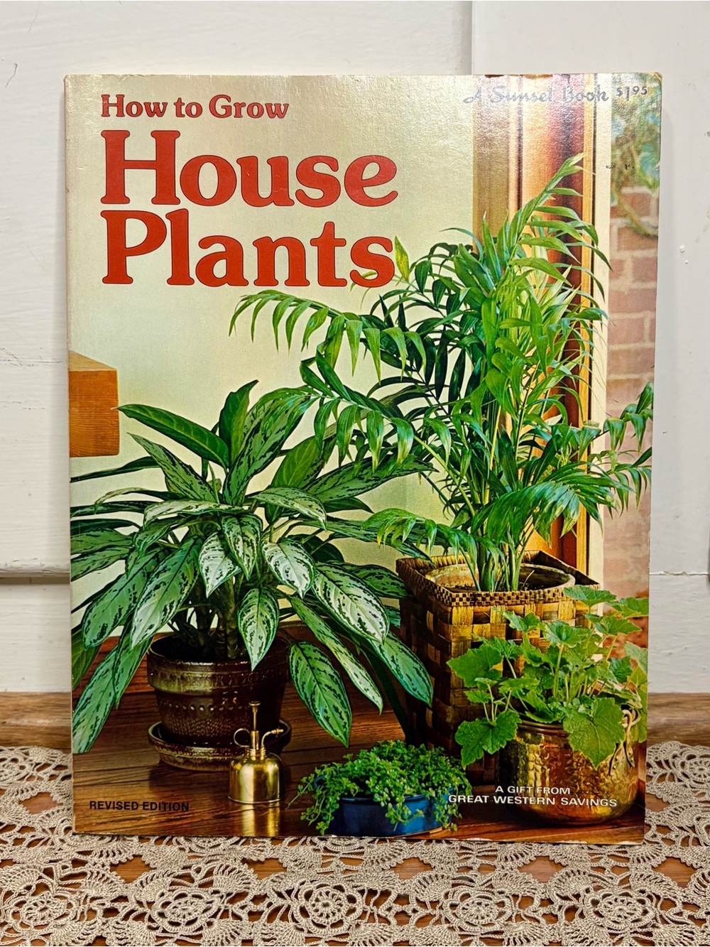 Vintage 70s How to Grow House Plants Sunset Book